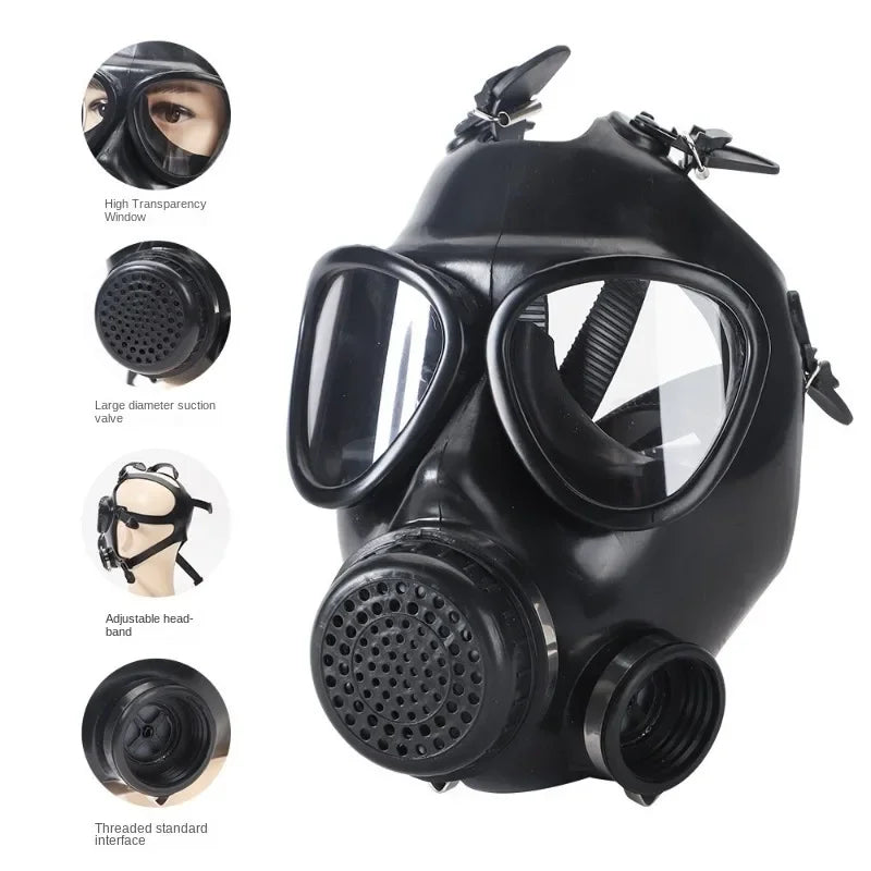 Masque à Gaz MF11B – Protection Gaz et Fumée, Type Militaire, Camping Outdoor