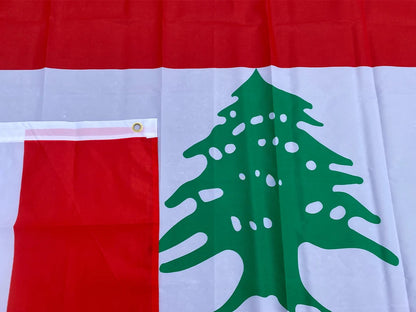 Drapeau National du Liban – 90x150 cm – Polyester – Décoration Intérieure et Extérieure BLACKBEARD OUTDOOR INDUSTRIES