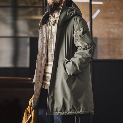 Parka M-51 homme en duvet de canard, coupe fishtail