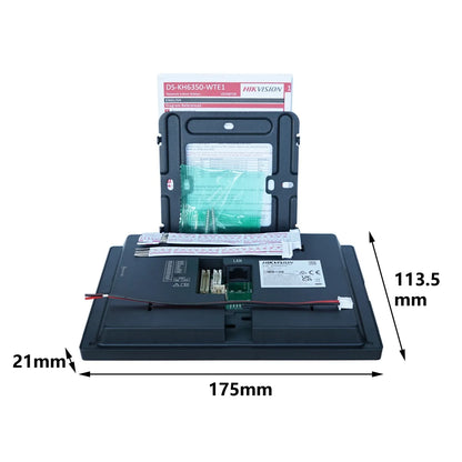 Kit Interphone Vidéo IP HIKVISION DS-KV8113-WME1(C) + DS-KH6350-WTE1 + Switch PoE - BLACKBEARD OUTDOOR INDUSTRIES