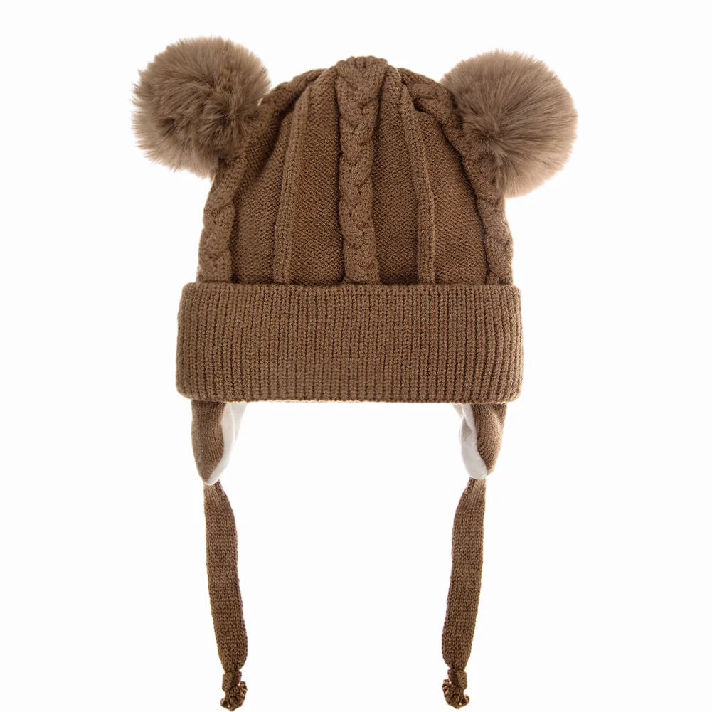 bonnet tricoté ours pour enfant 0/3ans Ma boutique