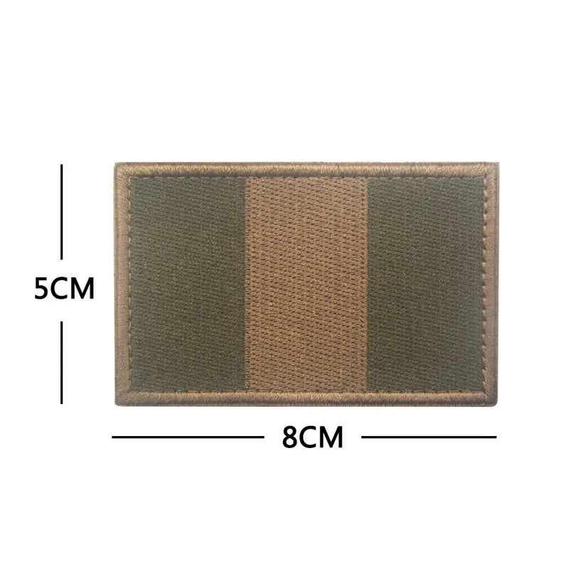 Patch Drapeau France Rectangulaire Brodé – Hook & Loop ou Couture | DIY Veste, Sac, Casquette, Brassard | 12 Modèles - BLACKBEARD OUTDOOR INDUSTRIES