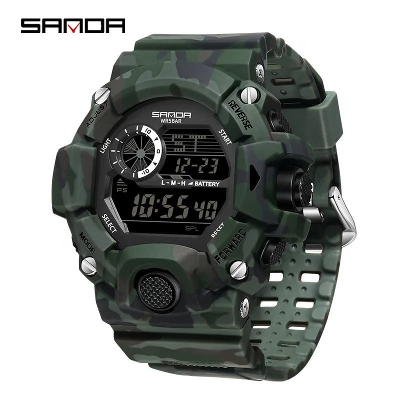 SANDA 2183 – Montre Électronique Homme - BLACKBEARD OUTDOOR INDUSTRIES