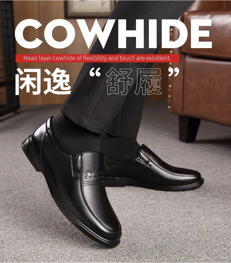 Chaussures en Cuir Véritable pour Homme – Mocassins Élégants, Style Business Casual – Confort Exceptionnel et Respirabilité – Chaussures Plates Classiques et Durables BLACKBEARD OUTDOOR INDUSTRIES