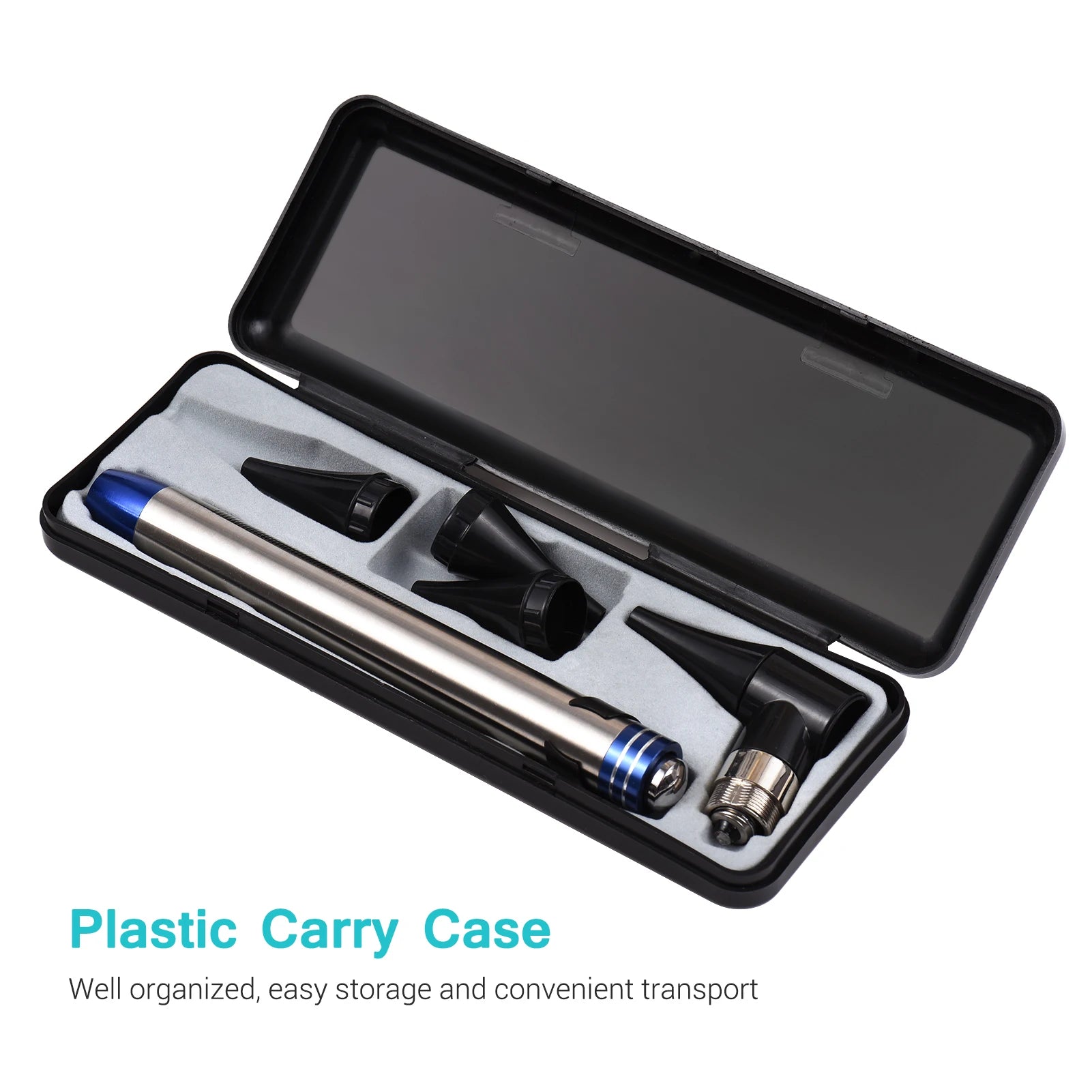 Kit de Diagnostic 2 en 1 – Otoscope et Outil de Diagnostic des Yeux avec Lumière LED et Embouts Remplaçables de 4mm - BLACKBEARD OUTDOOR INDUSTRIES