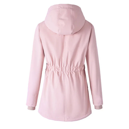 Parka longue femme à capuche – Doublure sherpa et coupe oversize