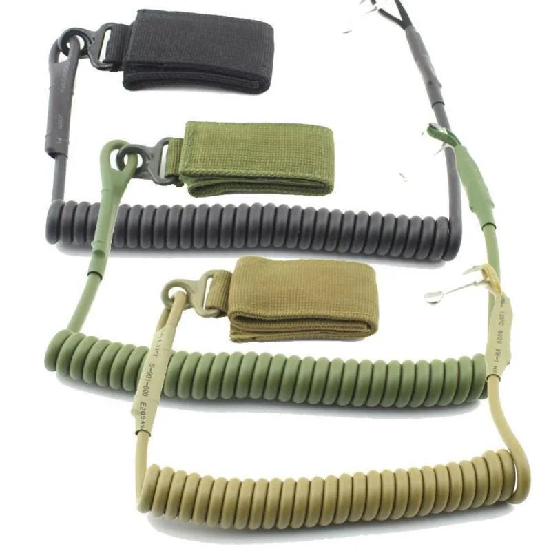 Longe Tactique Élastique Anti-Perte Nylon – Crochet Métal | Ceinture, Gilet, Lampe, Clés | 8 Coloris - BLACKBEARD OUTDOOR INDUSTRIES