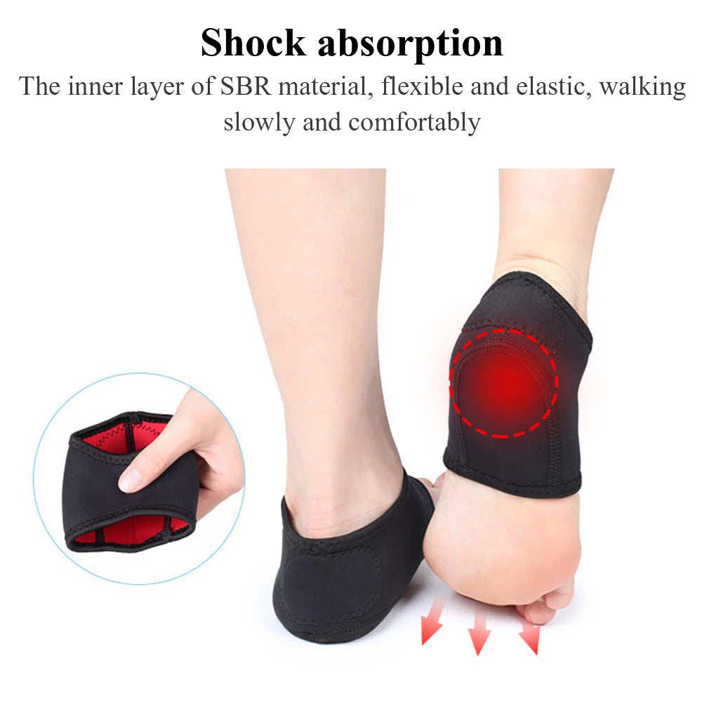 Protecteurs de Talons Plantaires pour Soulagement de la Douleur - 1 Paire (Coussins de Talon en Nylon) - BLACKBEARD OUTDOOR INDUSTRIES