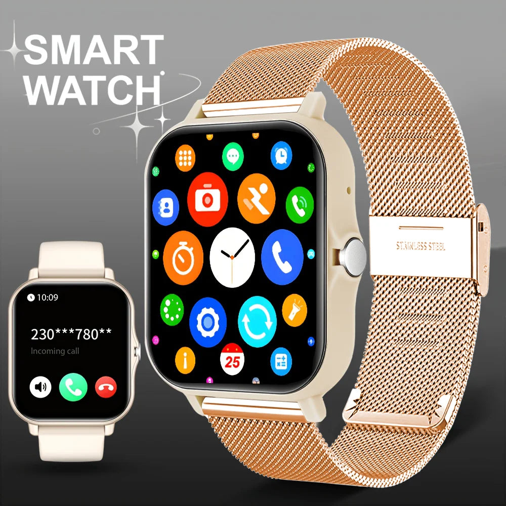 Montre connectée appels Bluetooth avec podomètre