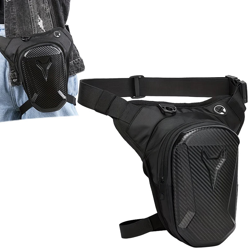 Sacoche Cuisse Moto Imperméable Drop Leg Bag – Banane Motocross – EVA Léger – Unisexe