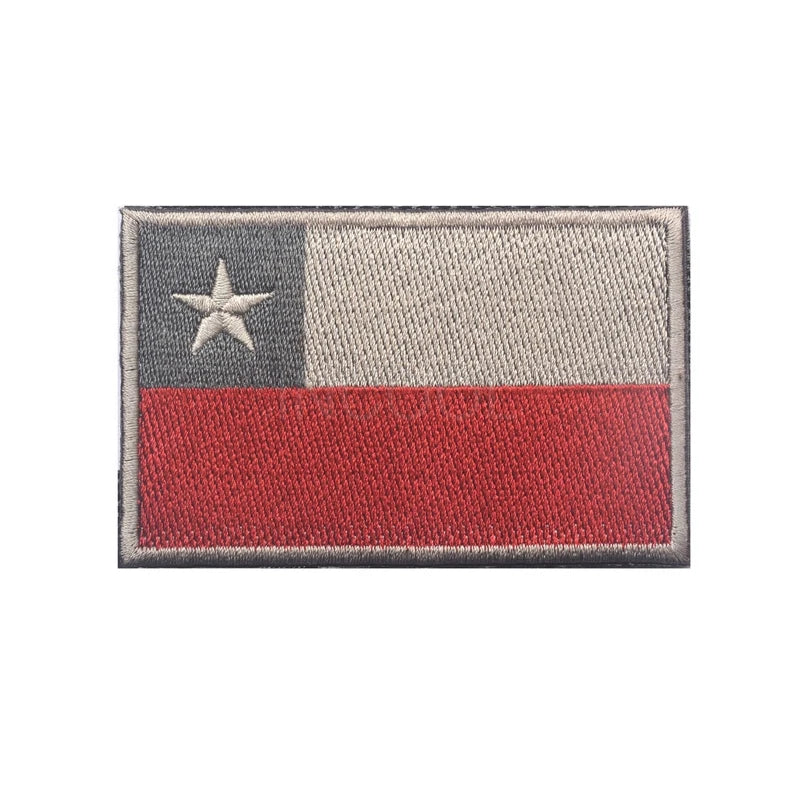 Patch Drapeaux Brodés Amérique et Caraïbes – 8×5 cm avec Velcro - BLACKBEARD OUTDOOR INDUSTRIES