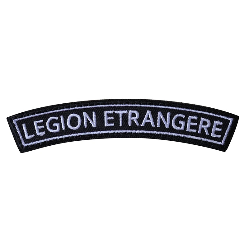 Patch Brodé Légion Étrangère France IR – Hook & Loop | Brassard, Sac à Dos & Uniforme