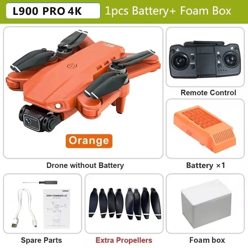 🚁 Drone L900 Pro 4K GPS – Caméra HD, Pliable, Facile à Utiliser Ma boutique