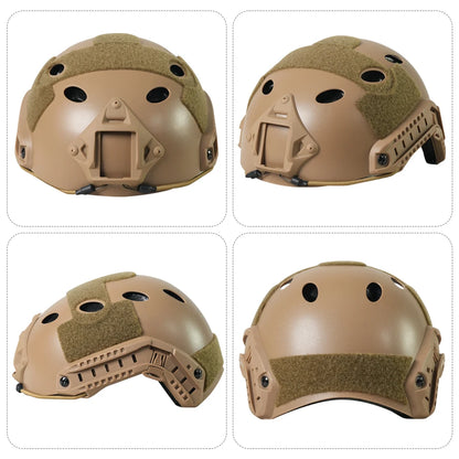 Casque Tactique Fast PJ Airsoft avec Lunettes – Protection Tête ABS CS Tir Outdoor - BLACKBEARD OUTDOOR INDUSTRIES