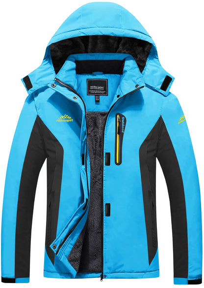 Veste Polaire Épaisse Femme – Imperméable, Capuche Amovible & Multi-Poches - BLACKBEARD OUTDOOR INDUSTRIES