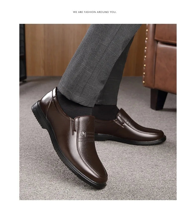 Chaussures en Cuir Véritable pour Homme – Mocassins Élégants, Style Business Casual – Confort Exceptionnel et Respirabilité – Chaussures Plates Classiques et Durables BLACKBEARD OUTDOOR INDUSTRIES