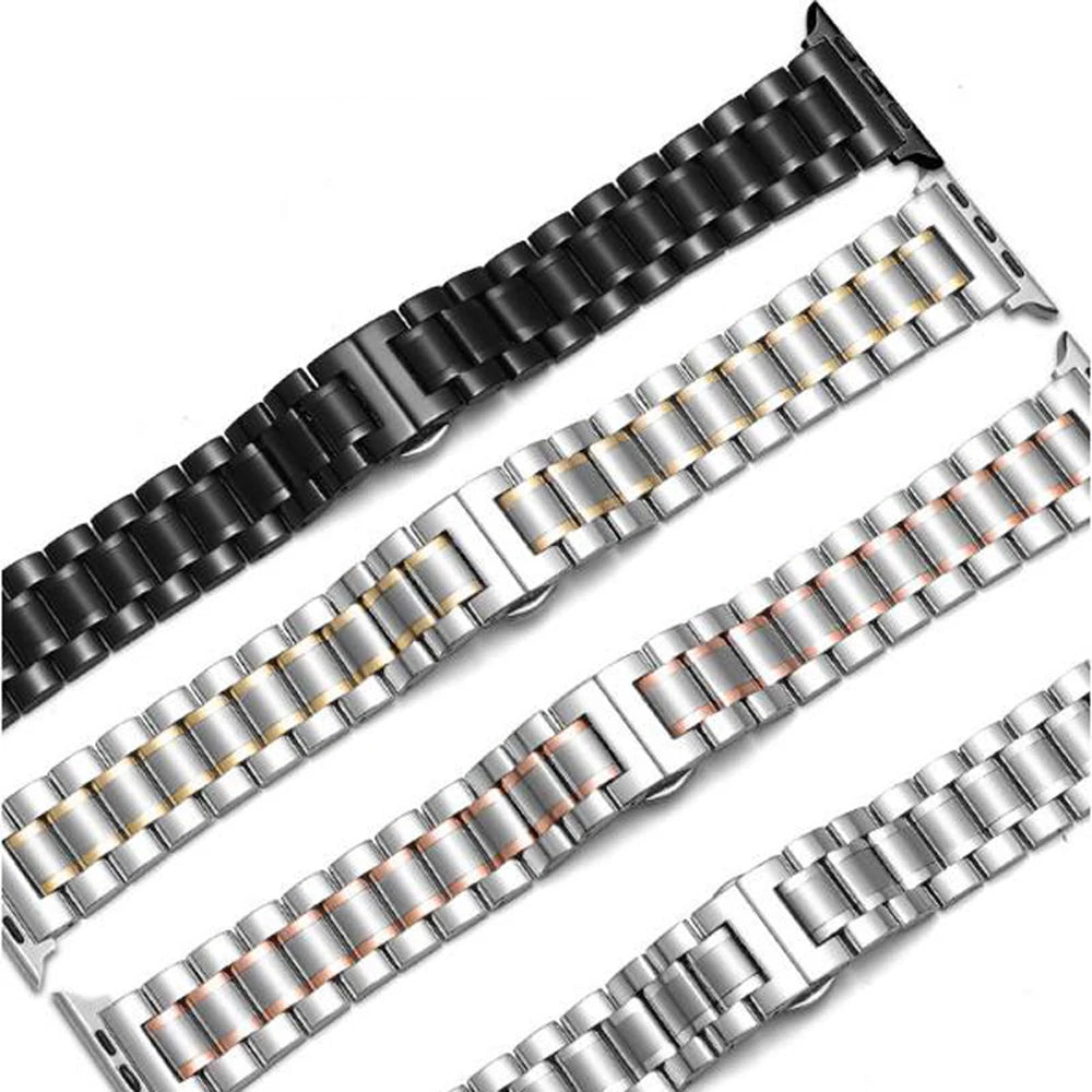 Bracelet en Acier Inoxydable pour Apple Watch – Bandes Métalliques pour iWatch Ultra / Series 10/9/8/7/6/5/4/3/SE BLACKBEARD OUTDOOR INDUSTRIES