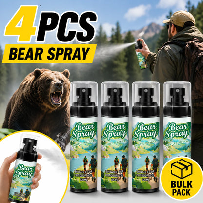 Spray Répulsif Anti-Ours & Animaux Sauvages – Protection Outdoor 100ml (Lot 1/2/4 pcs)