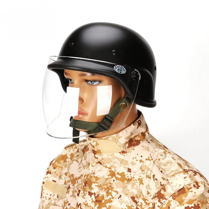 Casque tactique M88 avec visière et cagoule