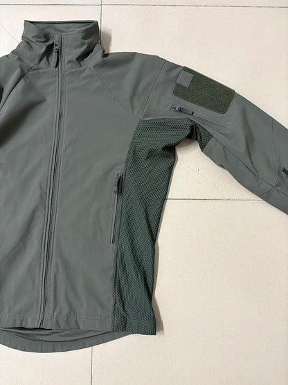 Veste Softshell Tactique Camouflage Delta - Imperméable et Respirante