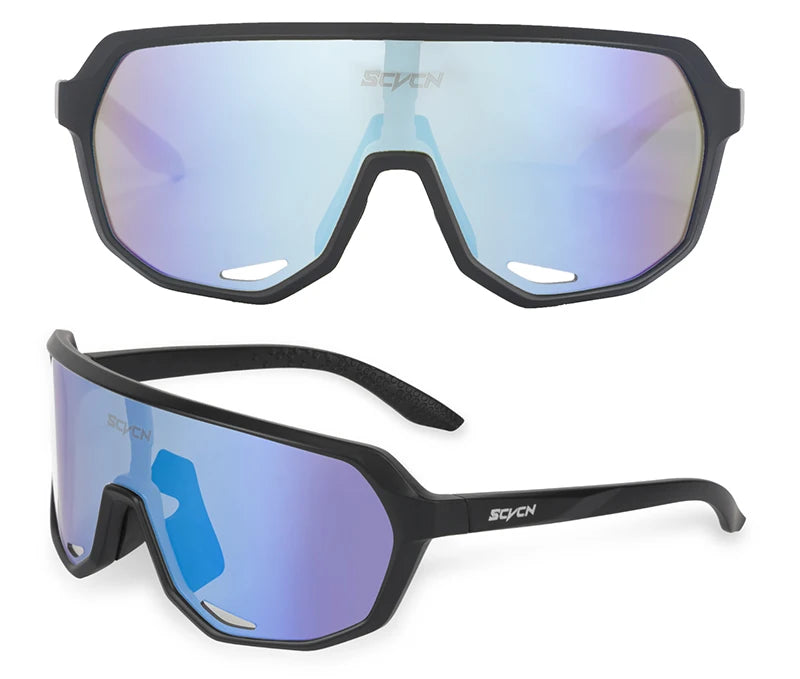 Lunettes de Vélo SCVCN UV400 - Lunettes de Sport pour Homme et Femme, Protection UV - BLACKBEARD OUTDOOR INDUSTRIES