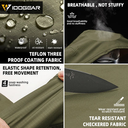 Pantalon tactique IDOGEAR leger stretch déperlant 10 poches - BLACKBEARD OUTDOOR INDUSTRIES
