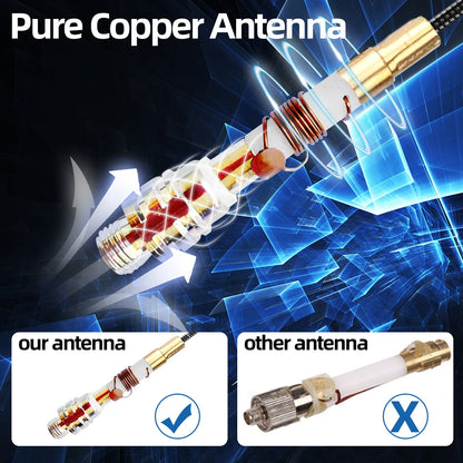 Antenne Tactique Gooseneck ABBREE AR-188 SMA-Femelle VHF/UHF – Baofeng & Quansheng