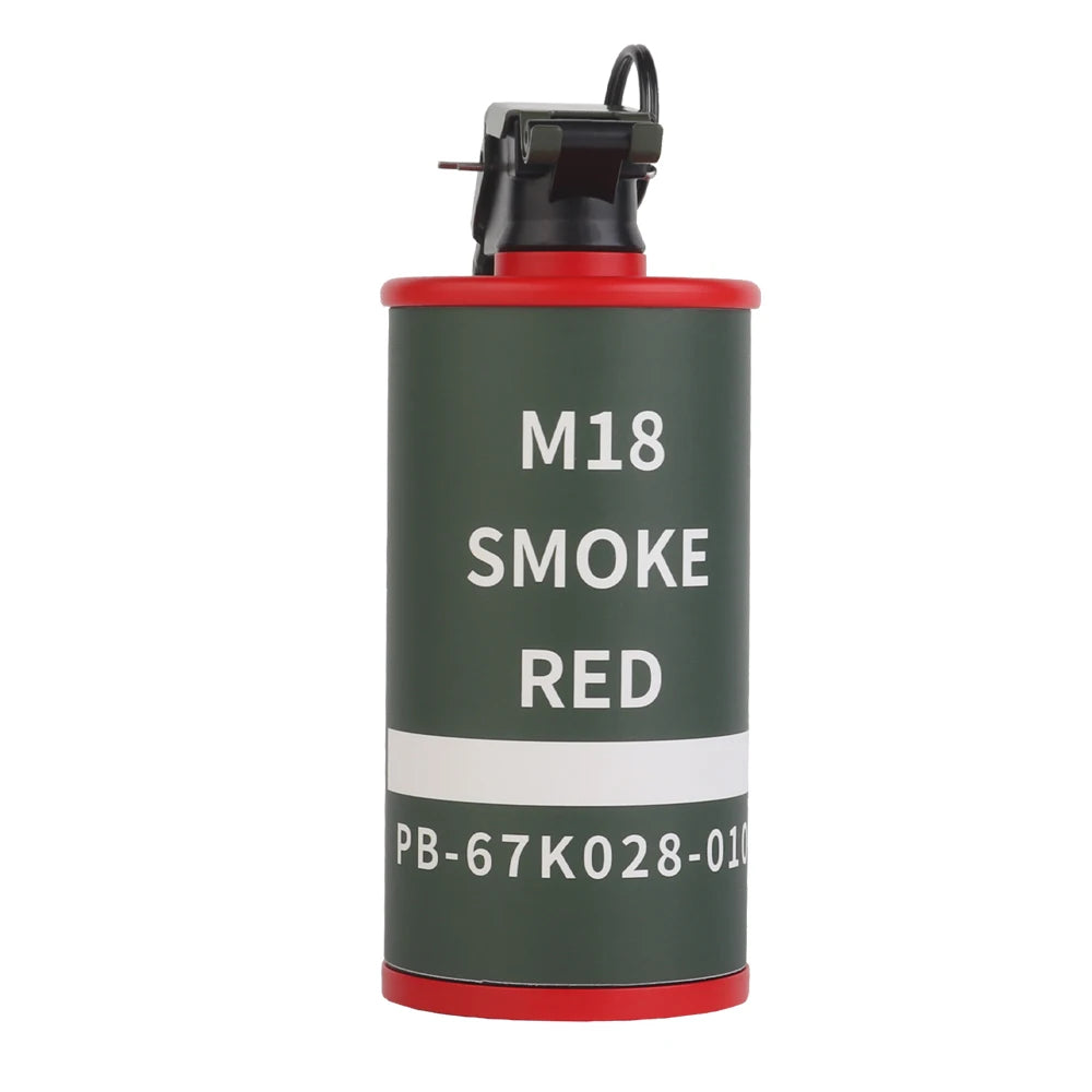 Grenade Fumée Factice M18 – Modèle Cosplay, Prop Film & Airsoft | Blanc, Rouge, Jaune