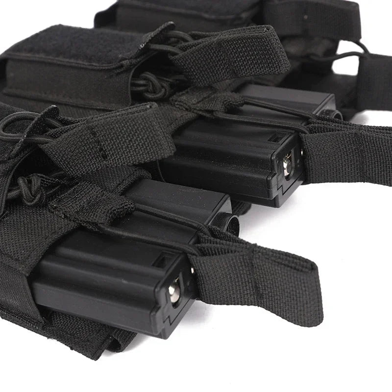 Porte chargeurs Tactical EDC Triple pour M4, M14, M16, AK, AR, Glock (Système MOLLE) BLACKBEARD OUTDOOR INDUSTRIES