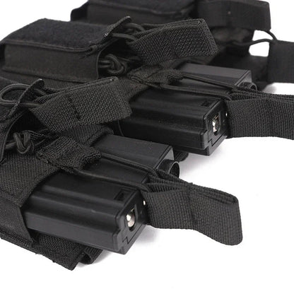 Porte chargeurs Tactical EDC Triple pour M4, M14, M16, AK, AR, Glock (Système MOLLE) BLACKBEARD OUTDOOR INDUSTRIES