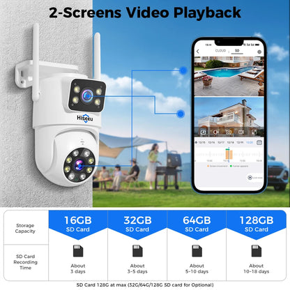 Kit Vidéosurveillance Sans Fil 3K 6MP — NVR 10 Canaux WiFi avec Caméras IP Extérieures - BLACKBEARD OUTDOOR INDUSTRIES
