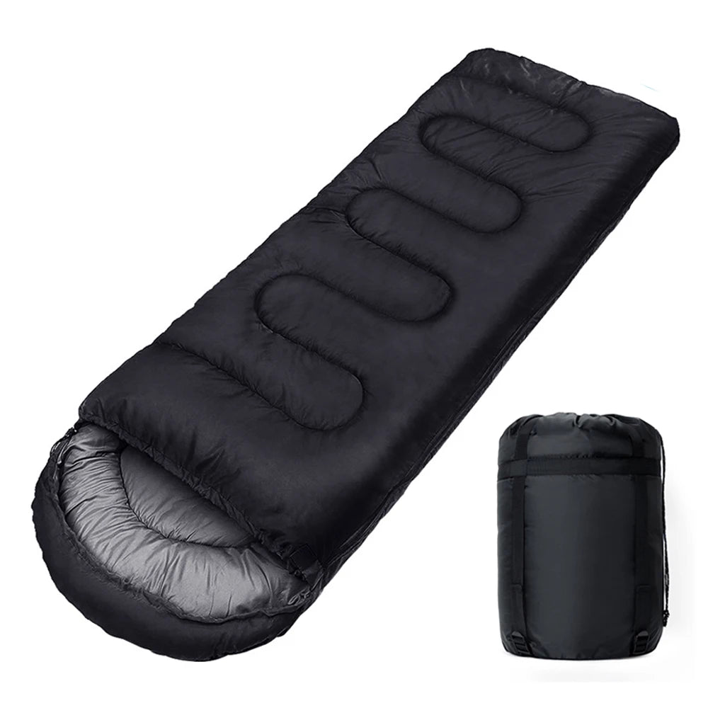 Sac de Couchage Camping Enveloppe 3 Saisons – Coton Léger, Confort 5-15°C, Adulte