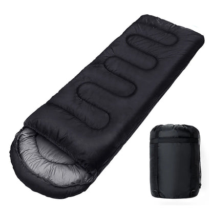 Sac de Couchage Camping Enveloppe 3 Saisons – Coton Léger, Confort 5-15°C, Adulte