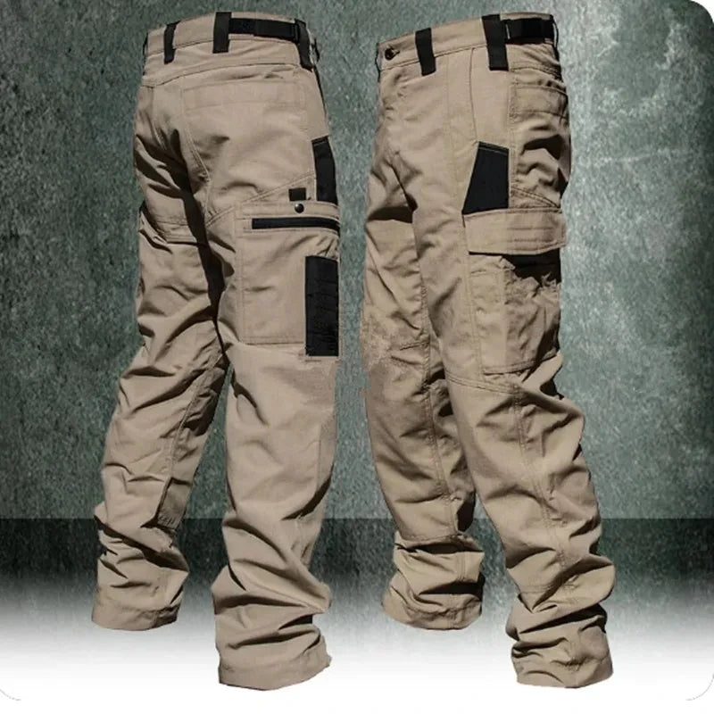 Pantalon Cargo Homme Résistant à l'Usure — Multi-poches, Coupe Droite, Style Tactique et Décontracté - BLACKBEARD OUTDOOR INDUSTRIES