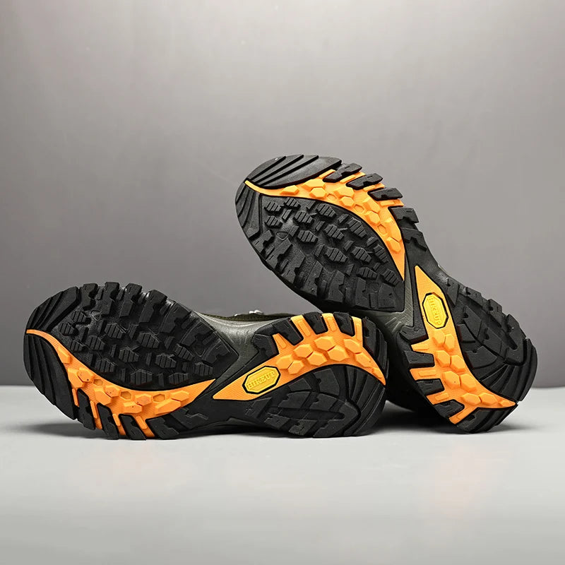 Bottes de Randonnée Hautes pour Homme – Chaussures Outdoor d’Hiver, Lacets, Antidérapantes, Confortables et Chaudes, Idéales pour Trekking et Activités Sportives - BLACKBEARD OUTDOOR INDUSTRIES