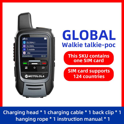 Talkie Walkie MOTOLOLA Global - 4G PoC USB (Modèle MT-300) - BLACKBEARD OUTDOOR INDUSTRIES
