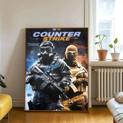 Poster Counter-Strike CS2 – Affiche Murale HD Gaming, Décoration Salon, Bureau & Chambre (Sans Cadre)