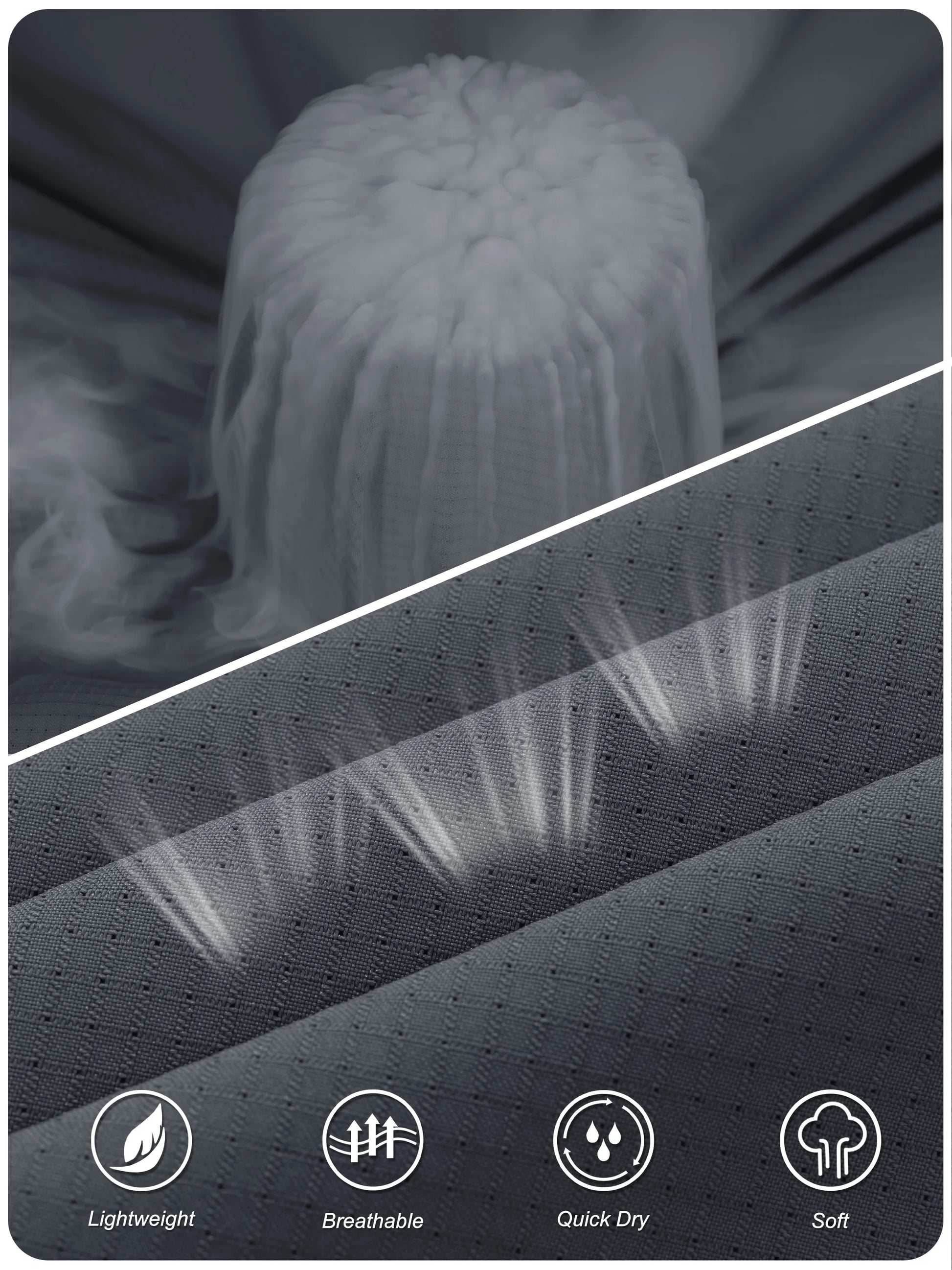 Chemise Femme de Randonnée KEFITEVD – Séchage Rapide, Respirante & Anti-UV – Manches Longues Modulables - BLACKBEARD OUTDOOR INDUSTRIES