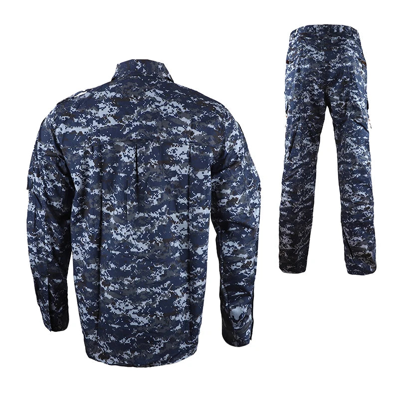 Uniforme de Combat Tactique pour Homme - Costume Camouflage de Randonnée, Chasse et Entraînement | Veste et Pantalon Résistants - BLACKBEARD OUTDOOR INDUSTRIES