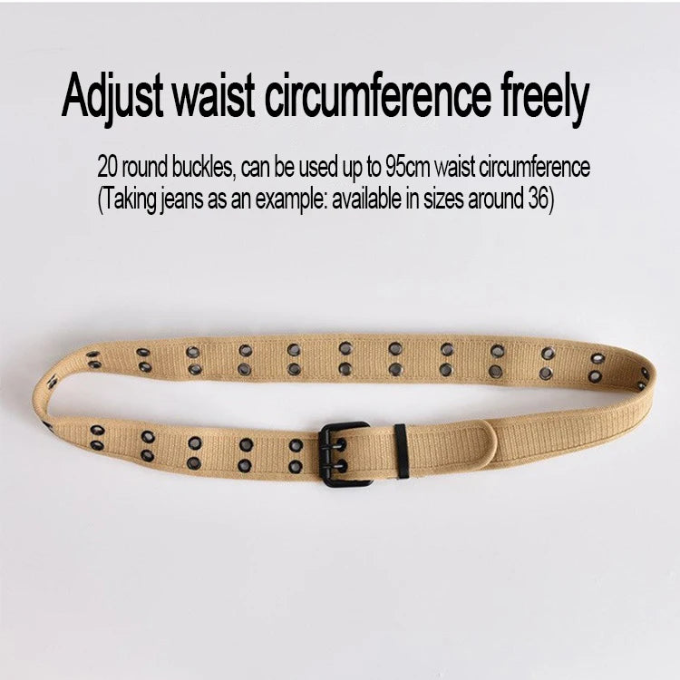 Ceinture Tactique en Toile 4CM pour Homme – Ceinture Militaire pour Travail, Jeans et Tenue Quotidienne - BLACKBEARD OUTDOOR INDUSTRIES