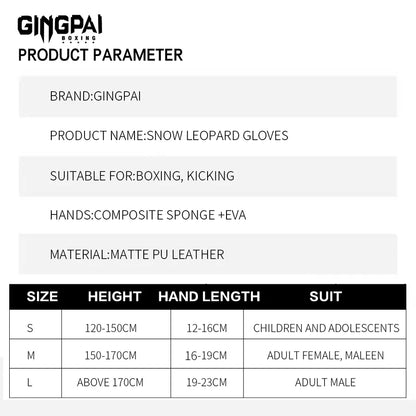 Gants MMA Demi-Doigts Pro Cuir PU – Sac de Frappe / Karaté / Muay Thai – S M L Adulte & Enfant - BLACKBEARD OUTDOOR INDUSTRIES