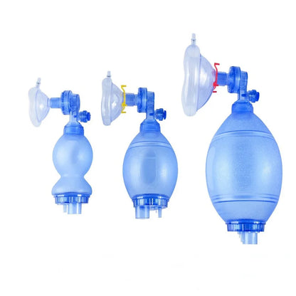 Ballon de Réanimation Manuel PVC – Ambu Bag Adulte, Enfant, Nourrisson avec Masque et Tube Oxygène
