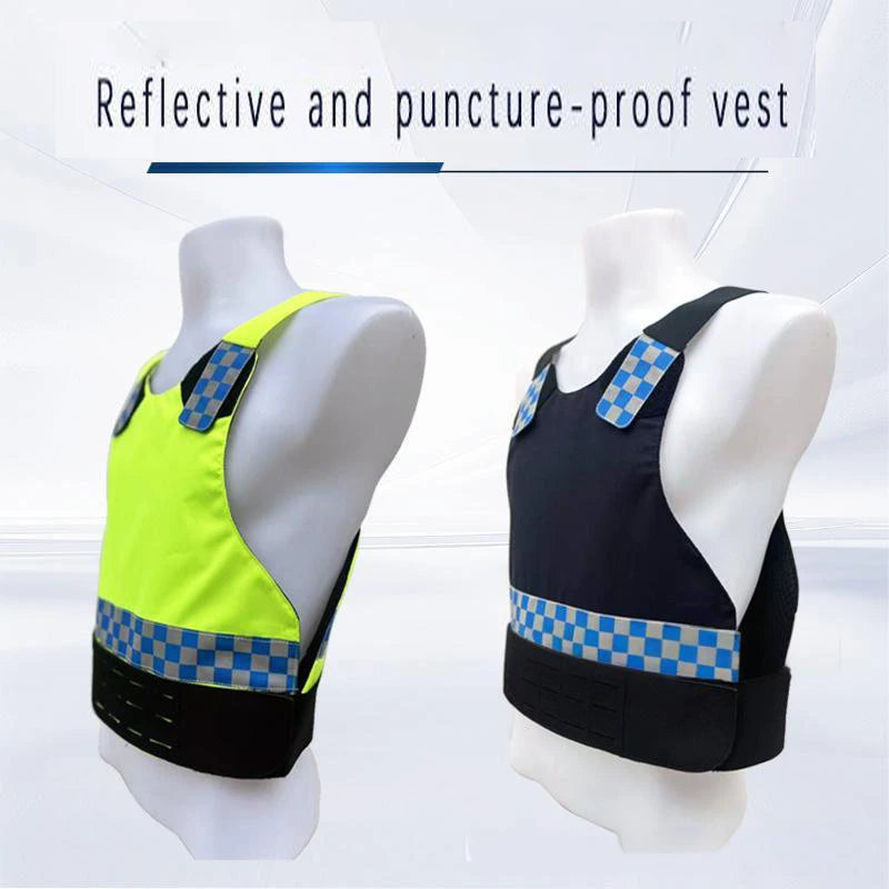Gilet de sécurité anti-coupure et anti-stab SGS Niveau 5 avec protection souple pour intervention rapide et garde de sécurité
