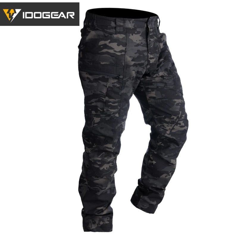 Pantalon tactique IDOGEAR LF stretch multi-poches cargo grey