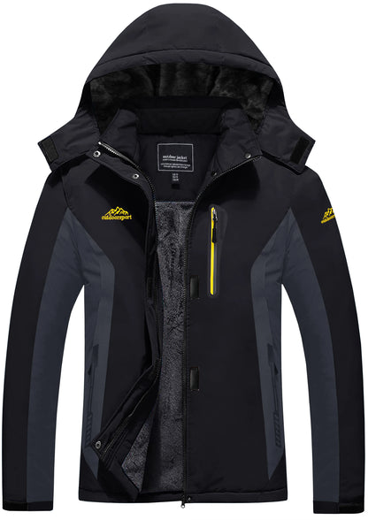 Veste Polaire Épaisse Femme – Imperméable, Capuche Amovible & Multi-Poches - BLACKBEARD OUTDOOR INDUSTRIES