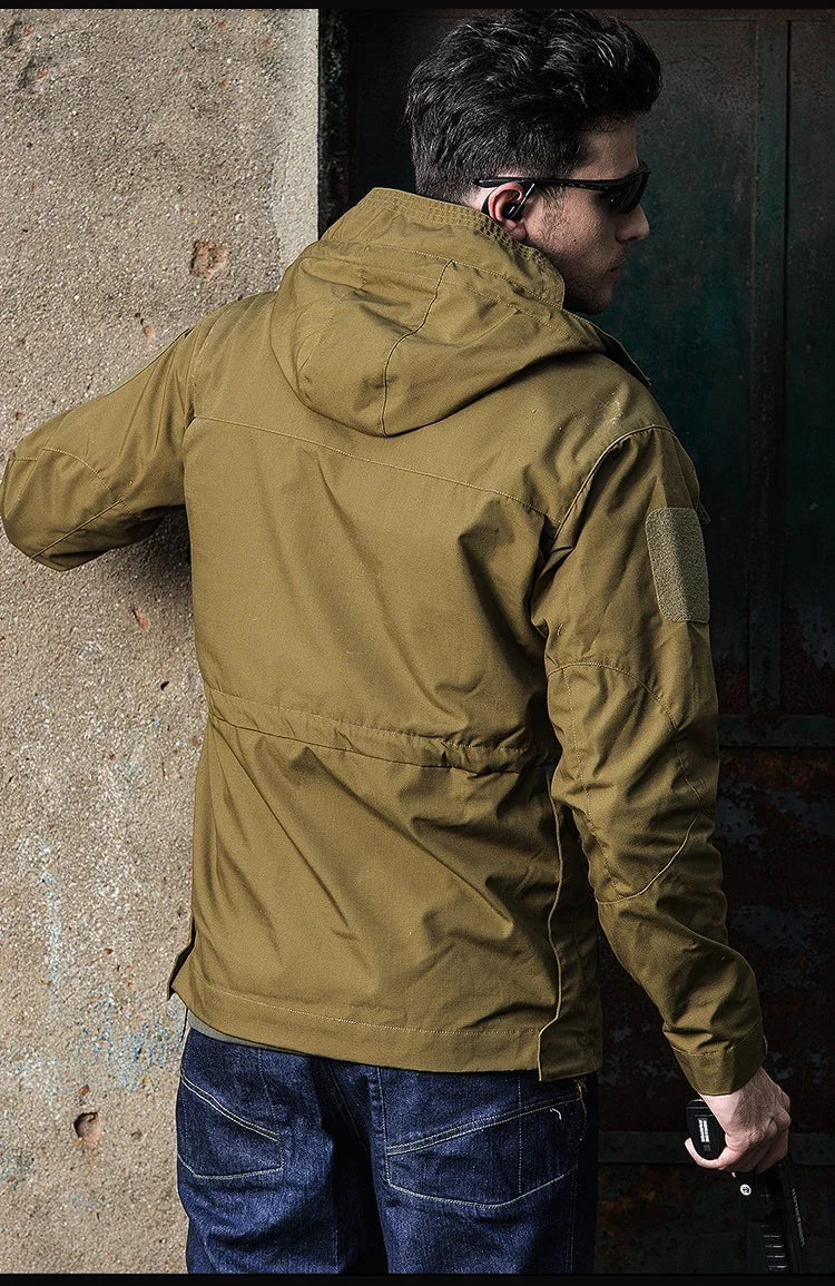 Veste Militaire Homme M65 – Tactique & Résistante | Coupe-Vent Imperméable avec Capuche – Style US/UK Army - BLACKBEARD OUTDOOR INDUSTRIES