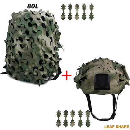 Kit Camouflage 3D Laser Cut – Couvre-Sac à Dos & Couvre-Casque Tactique Ma boutique