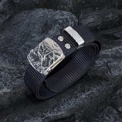 Ceinture Tactique en Nylon avec Boucle Automatique en Titane Pur (35/38 mm) Ma boutique