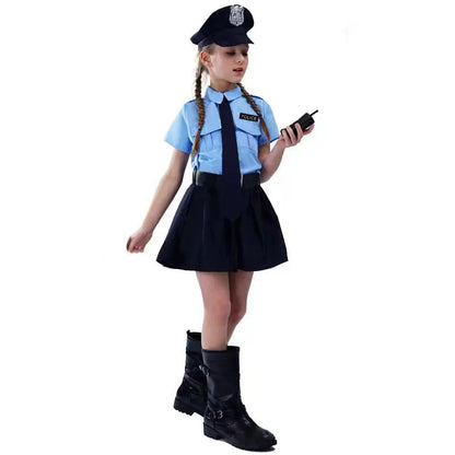 Costume Policier Enfant Garçon & Fille – Uniforme Police Jeu de Rôle Halloween - BLACKBEARD OUTDOOR INDUSTRIES