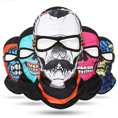 Cagoule Tactique Skull Couvre-Visage Intégral Coupe-Vent – Doublure Casque Moto & Vélo – Nylon/Polyester – 7 Coloris
